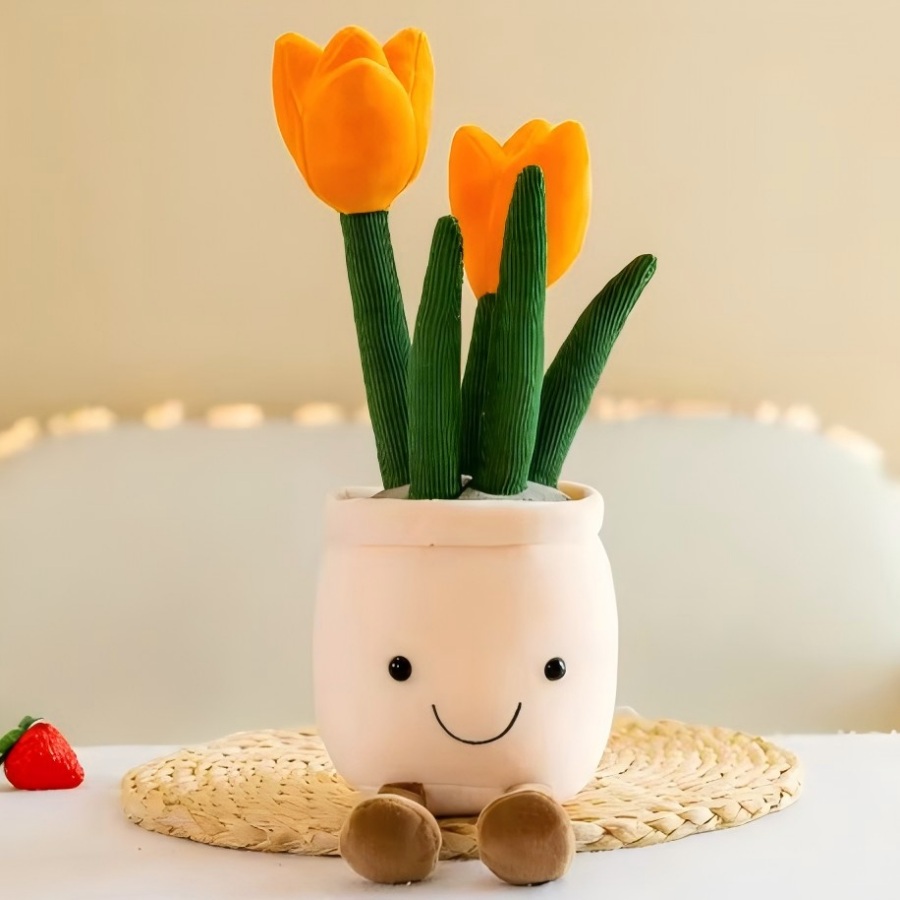 Echeveria Succulent - Jouets en peluche réalistes en forme